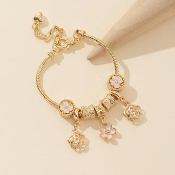 Fashion Bracelet Diy Floral Beads